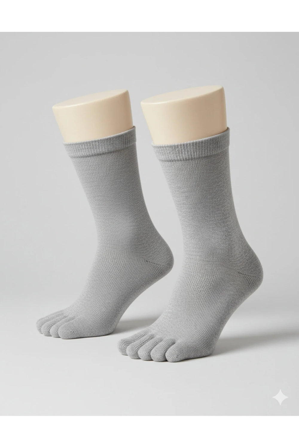 Bambu 5 Parmaklı Çorap 2 Çift Unisex – Terletmeyen, Parmak Ayrımlı Günlük Çorap