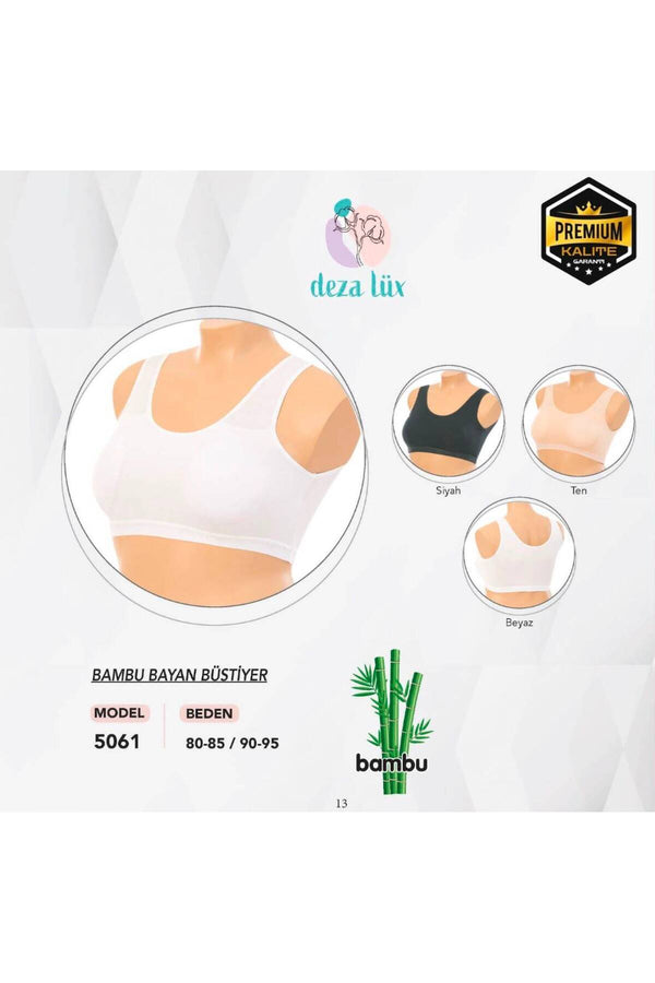 Premium Gerçek Bambu Kalın Askı Büstiyer