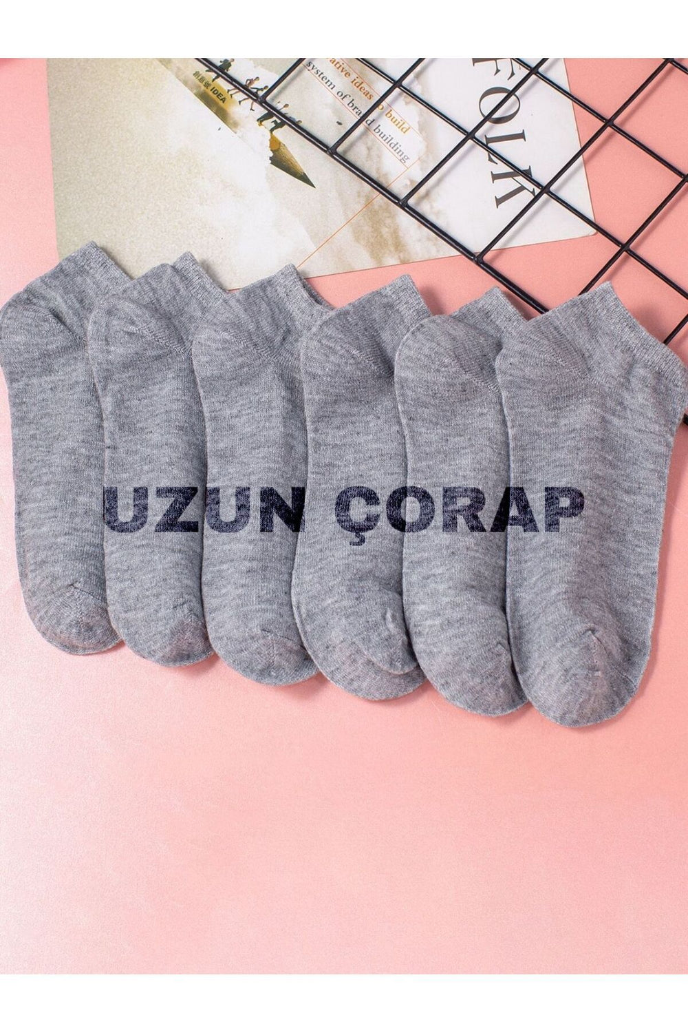 Unisex Beyaz Patik Çorap 30 Çift