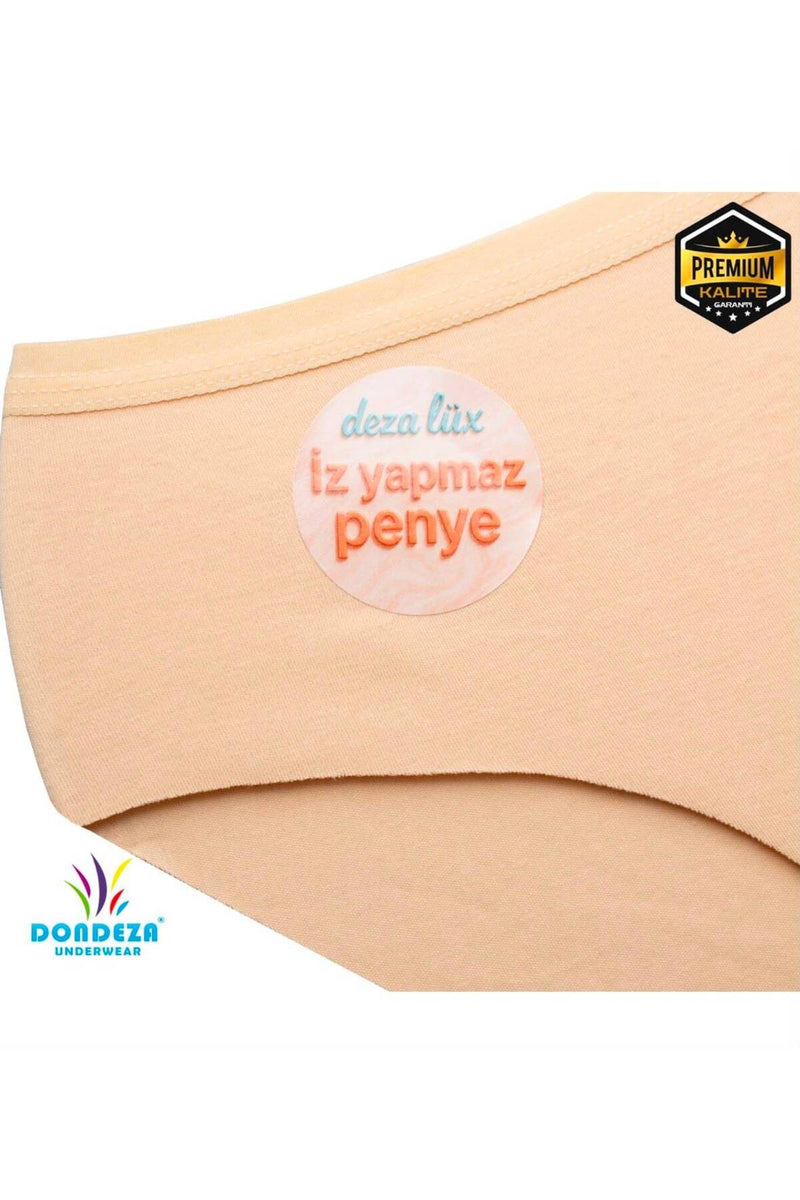 5'li Penye Pamuklu İz Yapmaz Dikişsiz Premium Külot