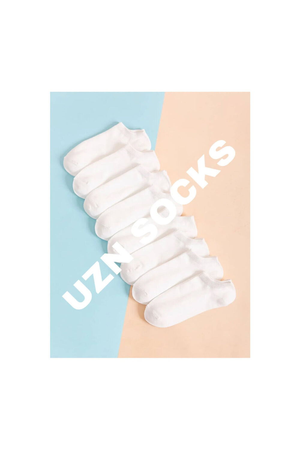 12 Çift Beyaz Pamuklu Unisex Patik Çorap | Terletmeyen Günlük Çorap Seti