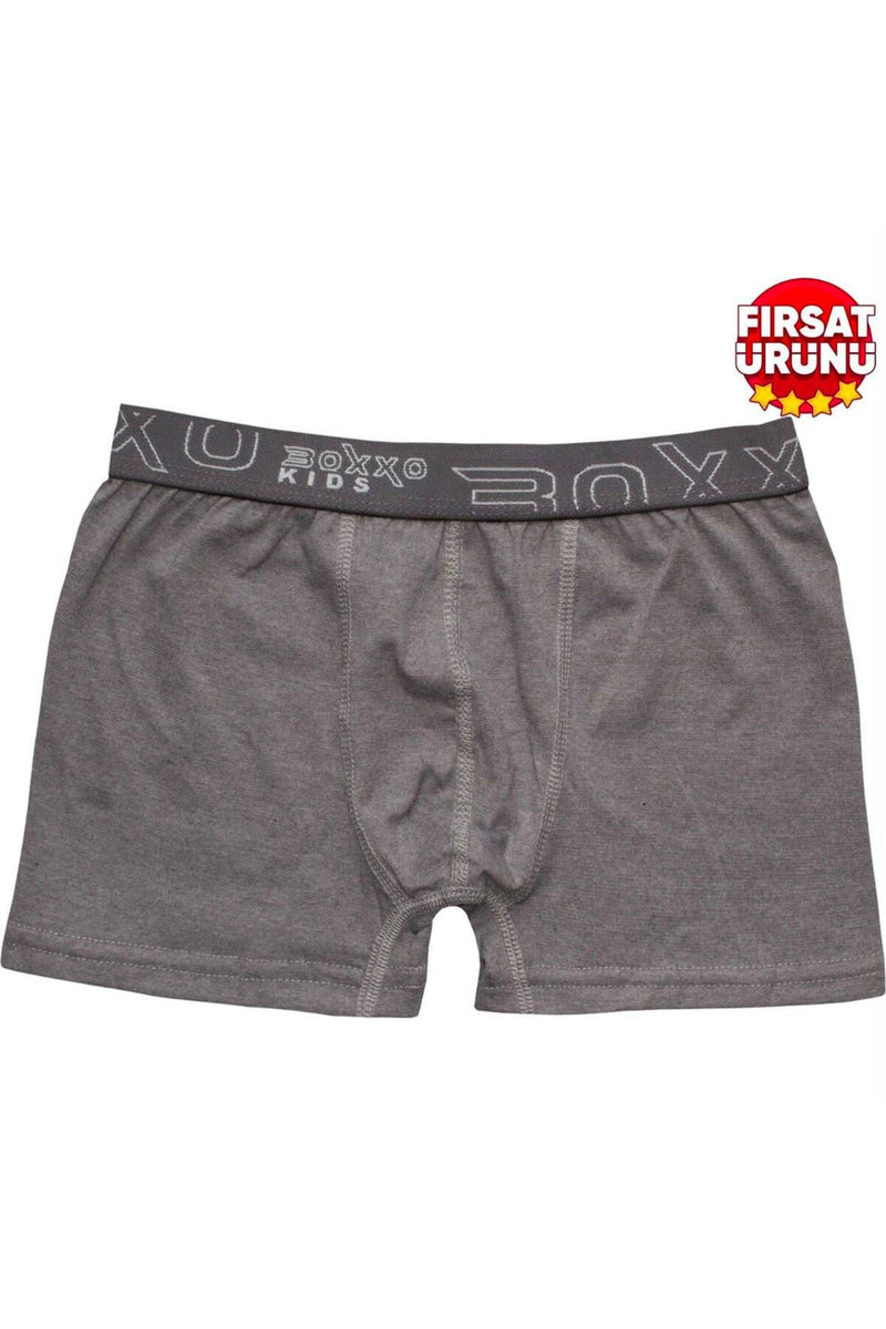 8'li Pamuklu Likralı Erkek Çocuk Boxer